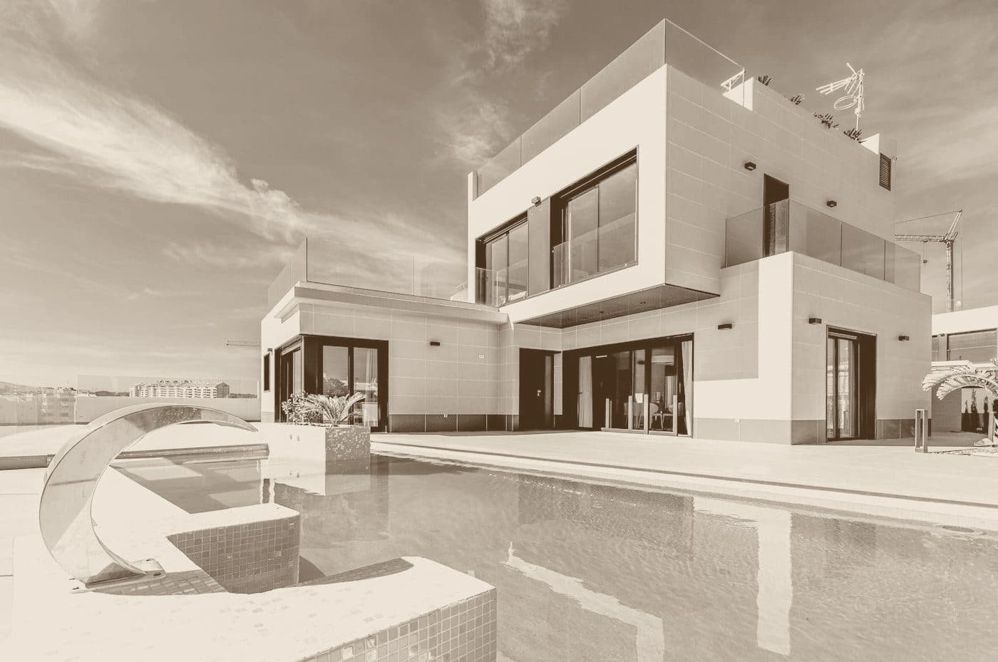 A modern luxury home for sale